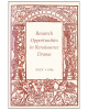 Research opportunities in renaissance drama, 1996 (XXXV)