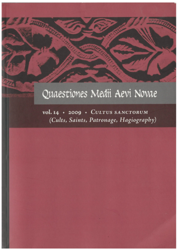 Quaestiones Medii Aevi Novae Vol 14 (2009)