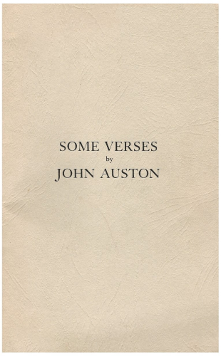Some Verses by John Auston