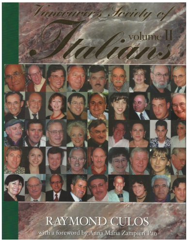 Vancouver's Society of Italians Volume II