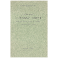 Juan De Mena's Labertinto De Fortuna, Classic Epic and Mester De Clerecia